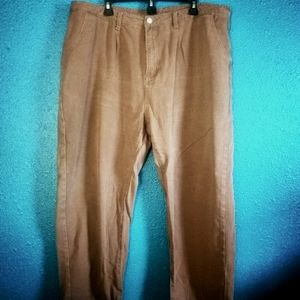 Brown denim pants from Shein 4x